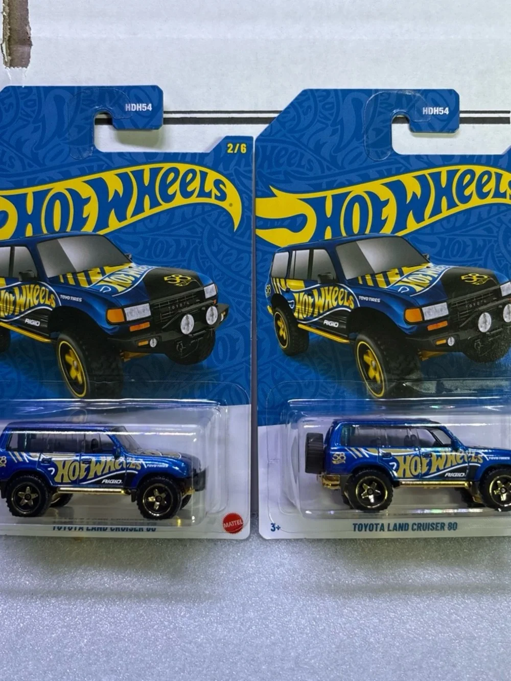 Hot wheels Toyota Land Cruiser 80 lot of 2  - Blue